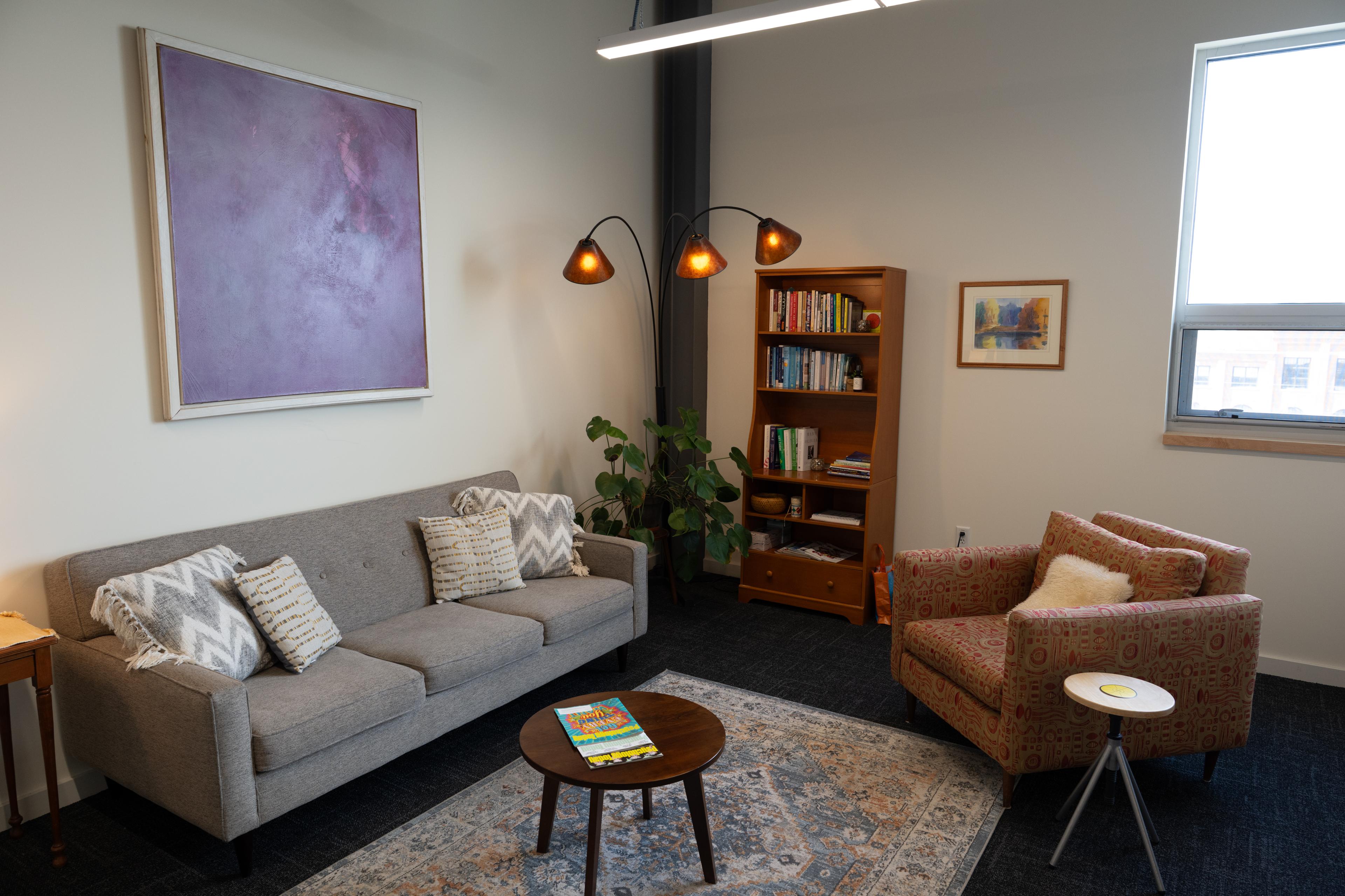 Therapy office at 28 Howard Street, Burlington VT