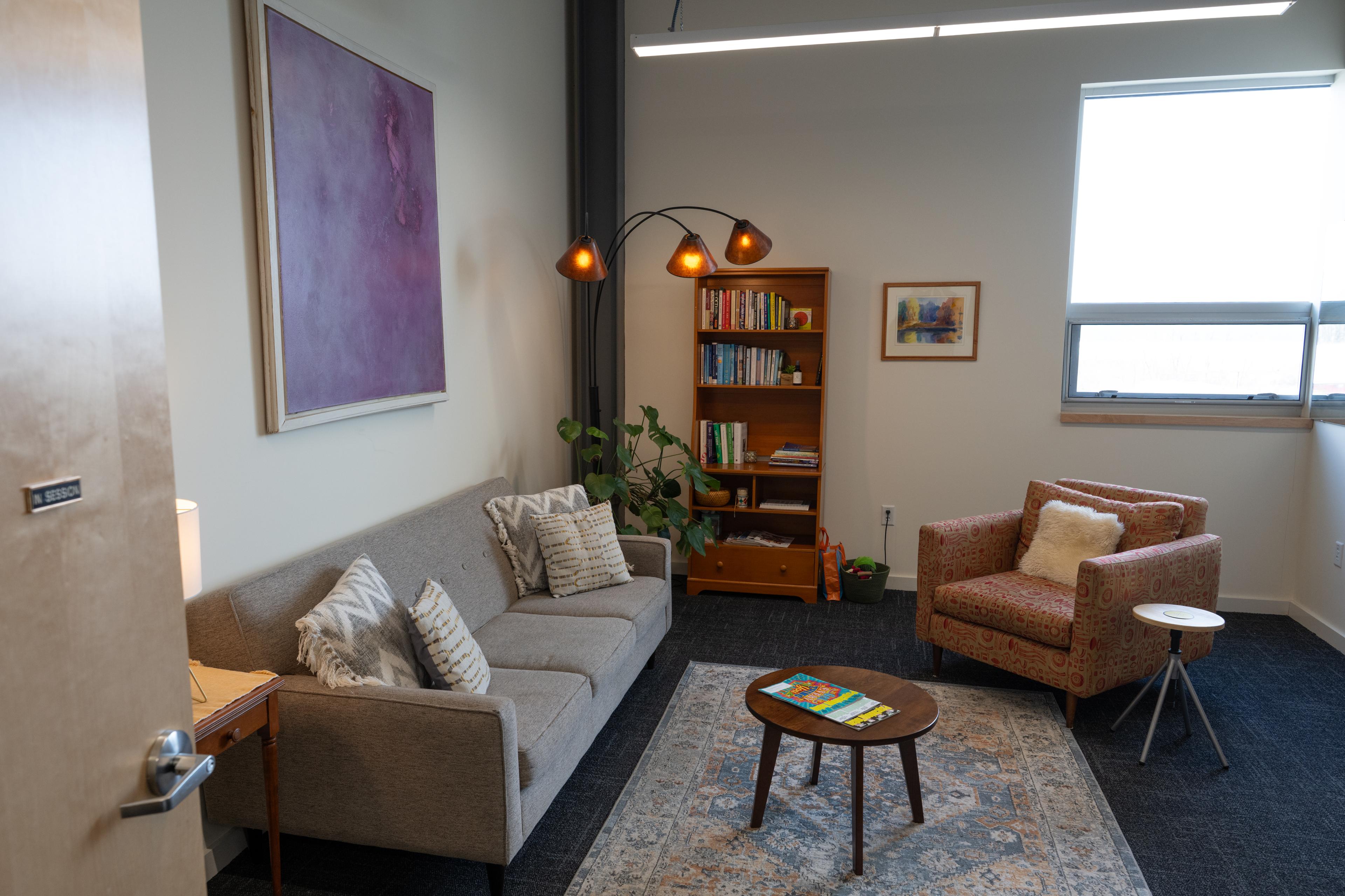 Therapy office at 28 Howard Street, Burlington VT